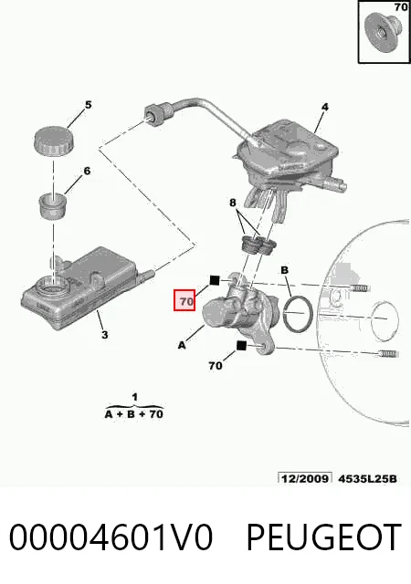 Цилиндр главный тормоза (гидротормозов) TRW PMK979 цена, от 56.93 USD