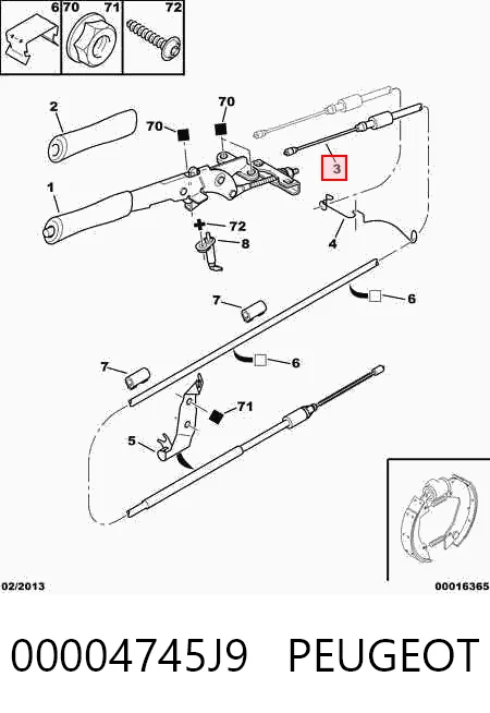 Купить FBS18027 FTE Задний правый трос ручника