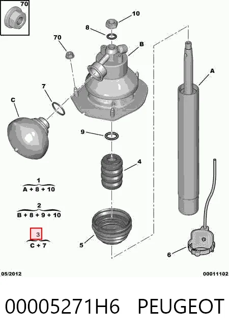 Гидроаккумулятор системы амортизации передний GKN-Spidan 63603 цена, от 111.92 USD