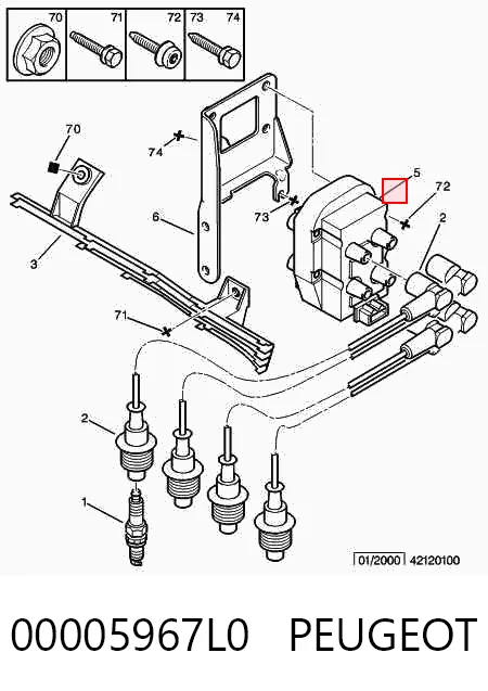  Высоковольтные провода Citroen Jumpy 1
