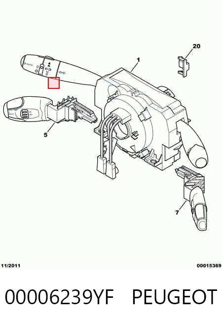 Переключатели подрулевые VAG 96477533XT цена, от 13.53 USD