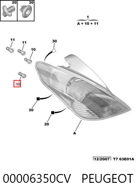 Купить FP5408F1T TYC Левый стоп