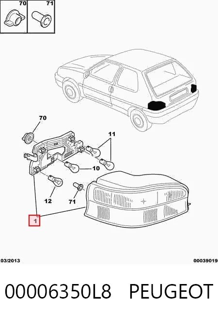 Задняя левая фара Polcar 2307871E цена, от 34.66 USD