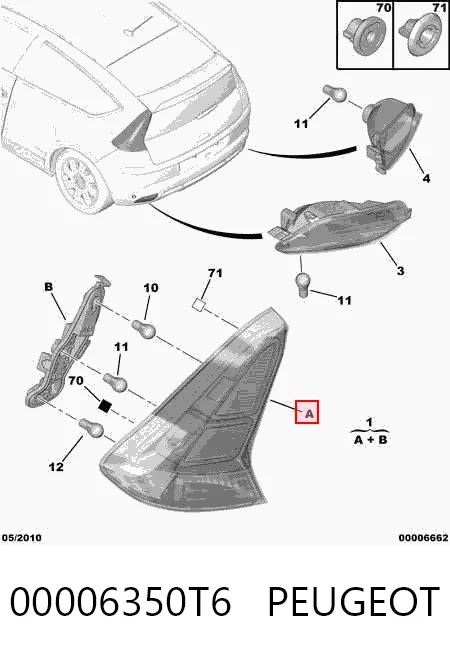 Задняя левая фара Polcar 232987T цена, от 79.36 USD
