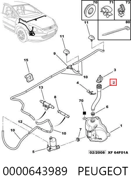 Термостат PEUGEOT 0000643989