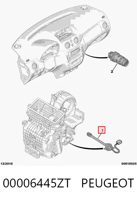 Купить 95517555 Opel Датчик температуры салона