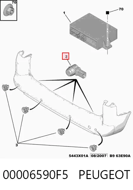 Датчик сигнализации парковки (парктроник), задний Magneti Marelli SDP026 цена, от 15.84 USD