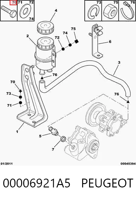 00006921A5 Peugeot/Citroen