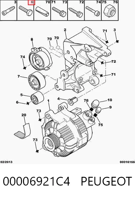 00006921C4 Peugeot/Citroen