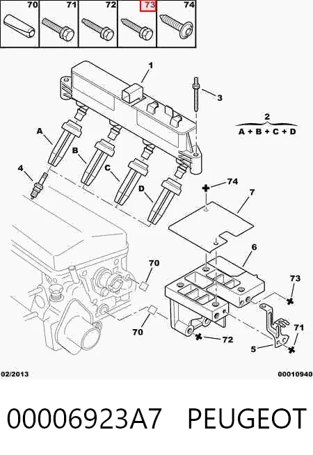 00006923A7 Peugeot/Citroen