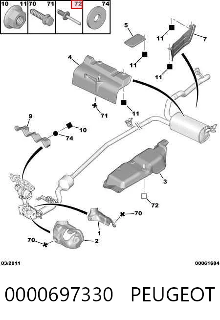 7705096011 Nissan/Infiniti Заклепка накладки барабанных колодок