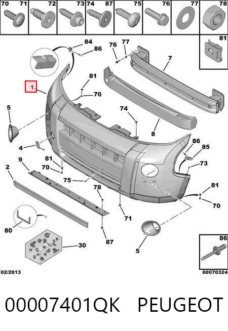 Бампер на авто Fiat/Alfa/Lancia 735520071 цена, от 83.62 USD
