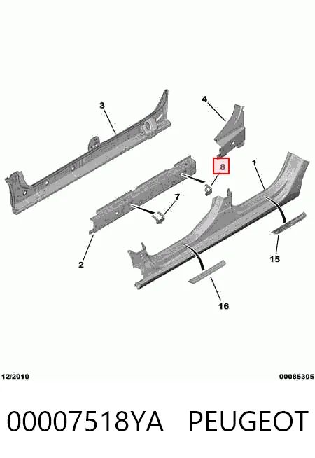 00007518YA Peugeot/Citroen