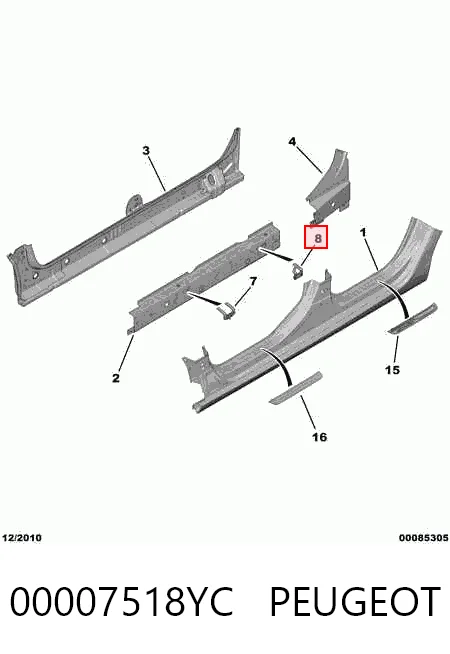 00007518YC Peugeot/Citroen