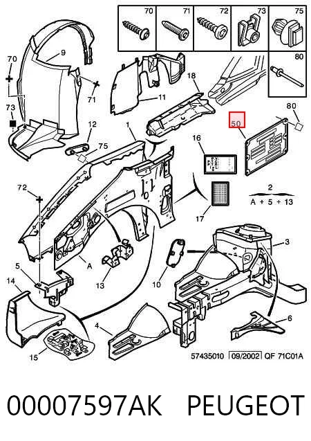 00007597AK Peugeot/Citroen