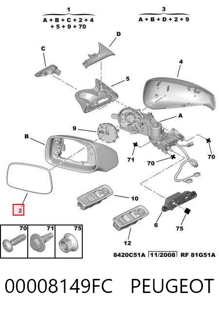 00008149FC Peugeot/Citroen