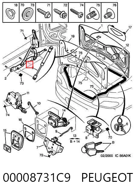 Купить GS0472 Magneti Marelli Амортизатор двери багажника