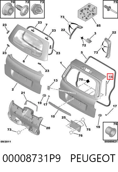 Купить GS0798 Magneti Marelli Амортизатор двери багажника