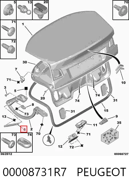 Купить GS0679 Magneti Marelli Амортизатор двери багажника