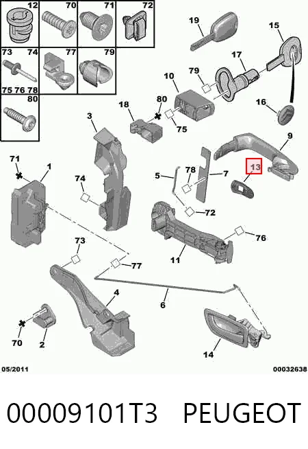 00009101T3 Peugeot/Citroen