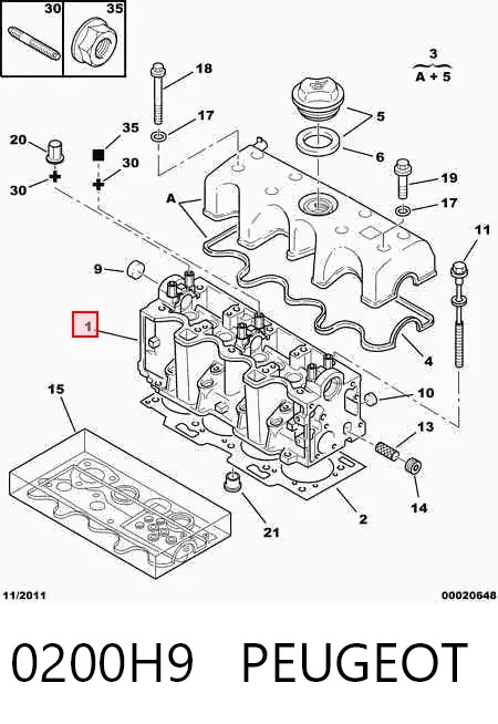 Головка блока цилиндров (ГБЦ) Nissan Micra K11