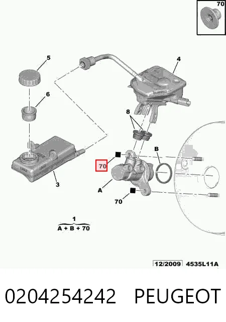 Главный тормозной цилиндр PMK979 TRW