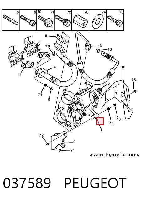 Турбонагнетатель Citroen Jumper фургон (230L) (1994 - 2002) цена, от 181.82 USD