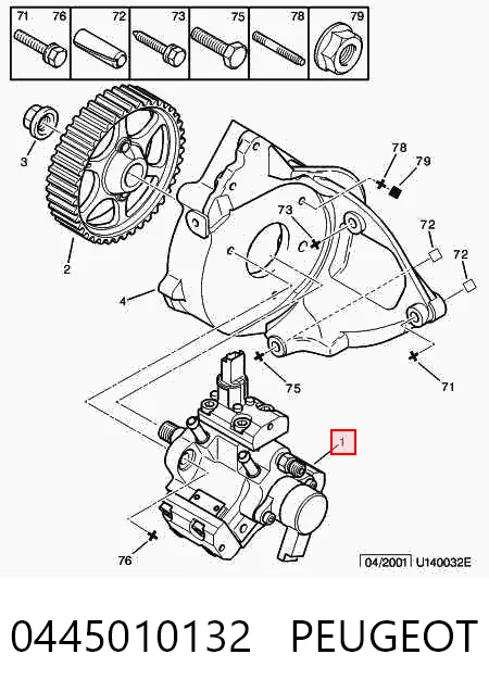 Насос топливный высокого давления (ТНВД) на Fiat Scudo  220L