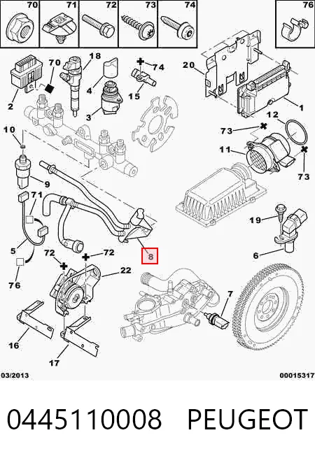Форсунка инжектора Fiat/Alfa/Lancia 9456182480 цена, от 33.83 USD