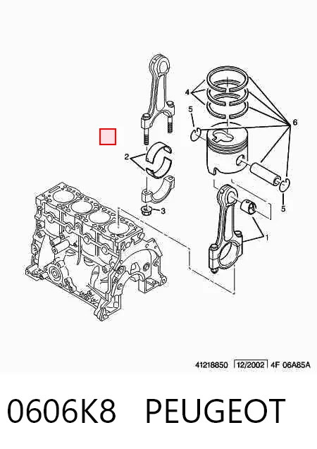 CR4191AM King Комплект подшипников скольжения