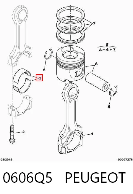 Шатунные вкладыши коленчатого вала SM 431106004 цена, от 98.10 USD