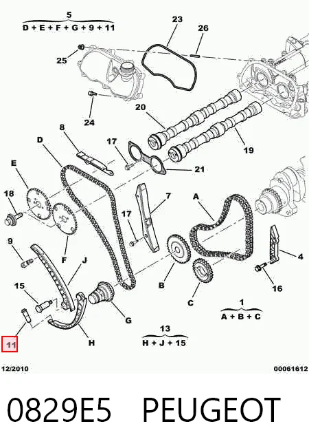 050431025 Iveco Комплект цепи