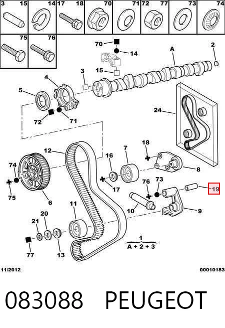 083088 Peugeot/Citroen Провода высоковольтные