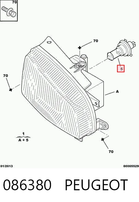 Правая блок фара TYC FP0550R2T цена, от 42.36 USD