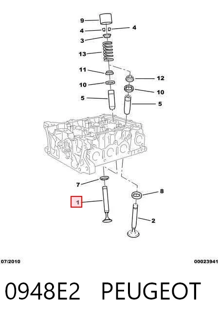 Клапан впускной BGA V998928 цена, от 6.63 USD