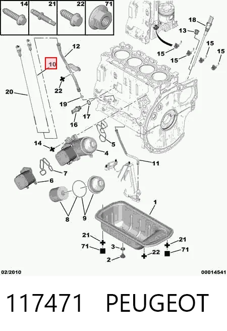 Индикатор уровня масла Peugeot 307 хэтчбек (3A, 3C) (2000 - 2012) цена, от 3.65 USD