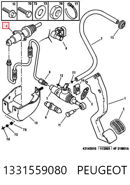 0584247SX Stellox Рабочий цилиндр