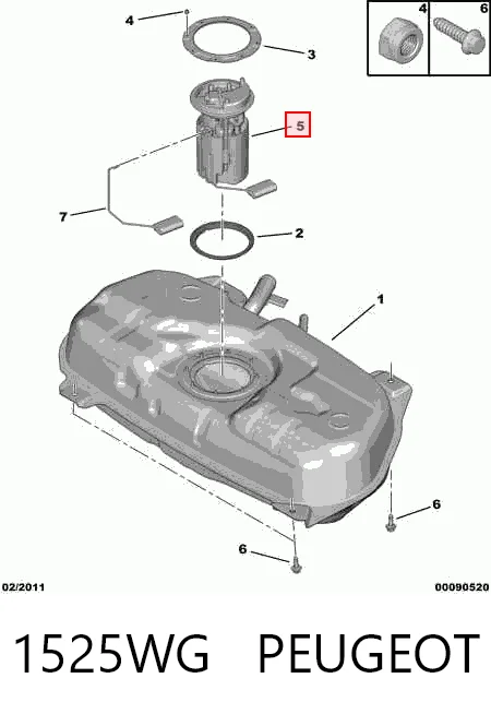 Бензонасос MAM00173M Magneti Marelli