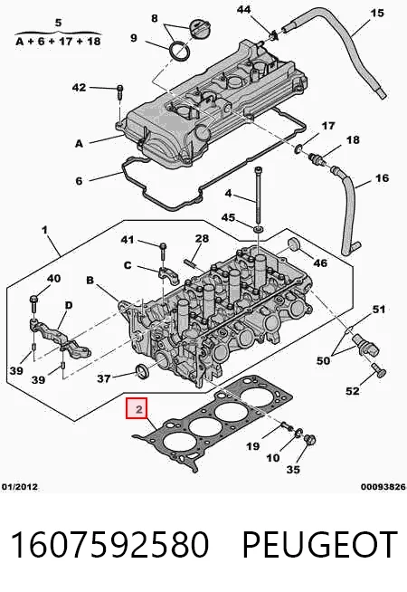 Прокладка ГБЦ Mitsubishi Colt VII хэтчбек (Z3) (2008 - 2012) цена, от 30.14 USD