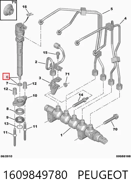 Топливные форсунки 986435150 Bosch