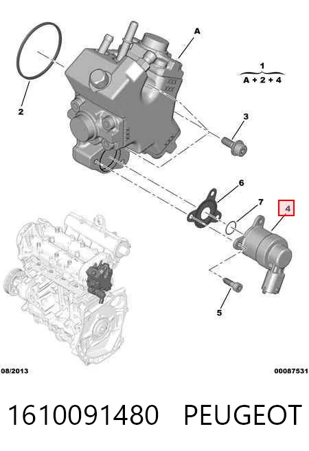 Регулятор давления ТНВД Chrysler 71772309 цена, от 77.03 USD