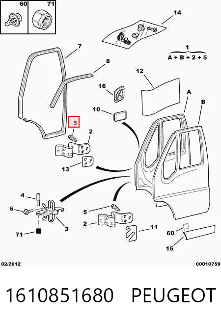 Водительская дверь на Citroen Jumper  250