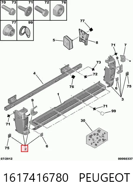 Угол бампера заднего левый Fast FT91445G цена, от 33.39 USD