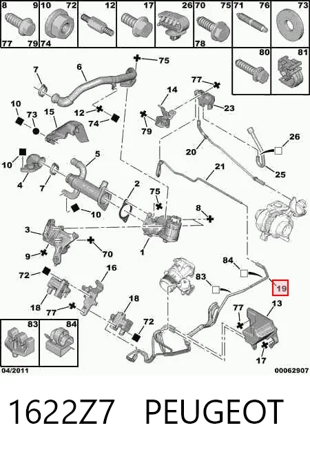 1622Z7 Peugeot/Citroen