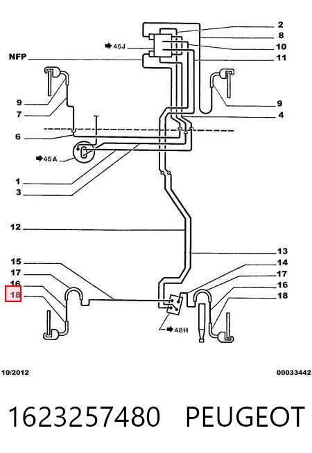 Тормозной шланг задний Corteco 480648 цена, от 4.40 USD