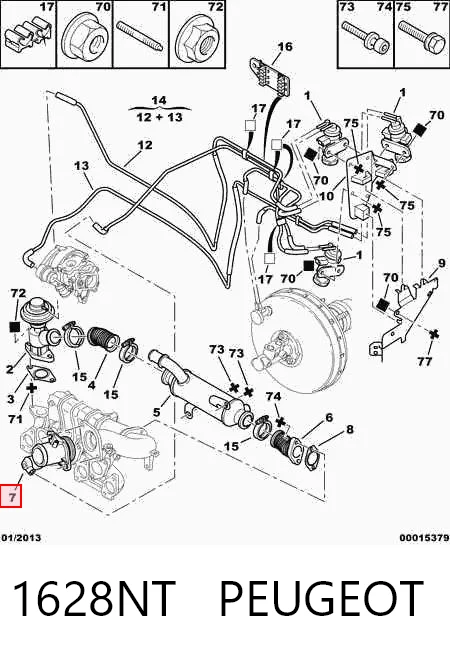 Купить 52SXP31 Magneti Marelli Патрубок дроссельной заслонки