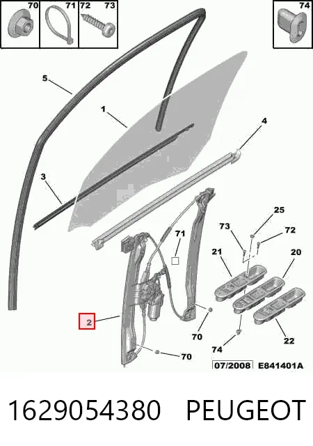 Стеклоподъемник передней левой двери AC935 Magneti Marelli