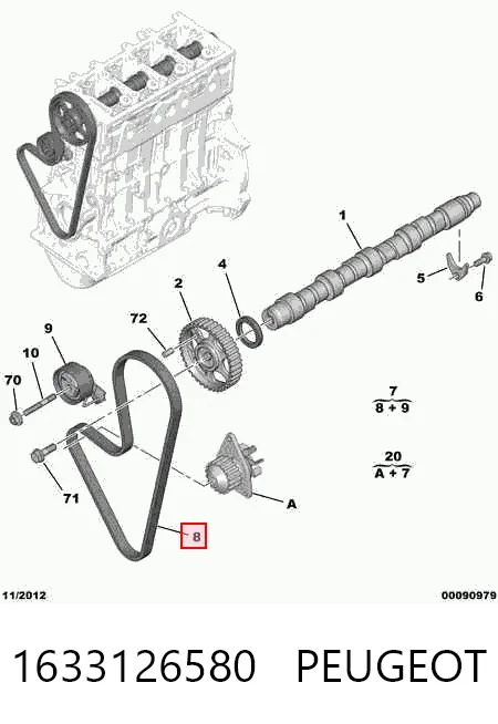 Зубчатый ремень Polcar BS1987949586 цена, от 10.67 USD