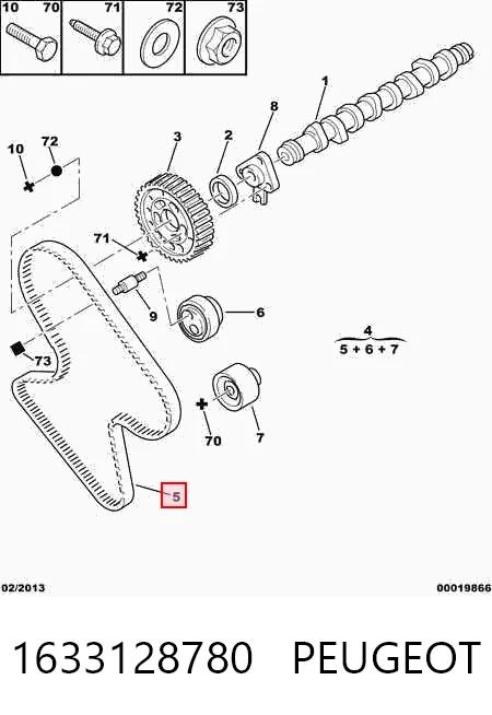 Ремень ГРМ 9620409980 Fiat/Alfa/Lancia