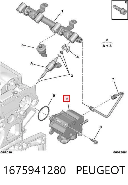 1675941280 Peugeot/Citroen Насос топливный высокого давления (ТНВД)